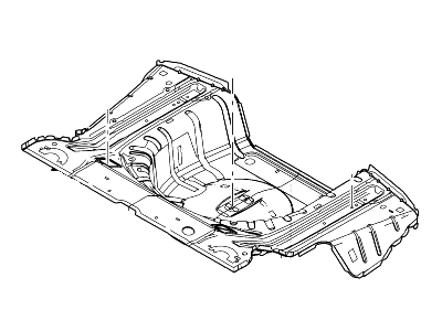 Ford 5R3Z-6311215-AA Pan Assembly - Floor