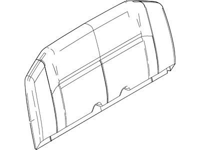 Ford BC2Z-1666600-DA Rear Seat Back Cover Assembly