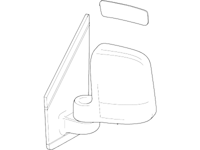 Ford BT1Z-17683-A Mirror Assembly - Rear View Outer
