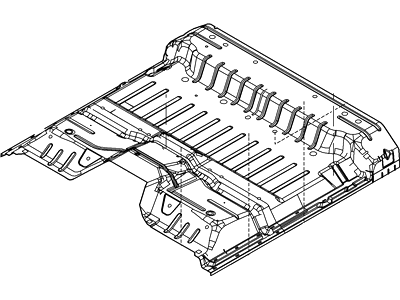 Ford AC3Z-28111A15-A Pan Assembly - Floor - Rear