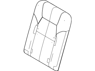 Ford 8L2Z-7866600-TB Rear Seat Back Cover Assembly