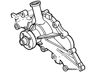 Ford E8DZ-8501-B Pump Assembly - Water