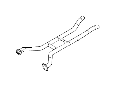2010 Lincoln Town Car Exhaust Pipe - 4W1Z-5246-BA