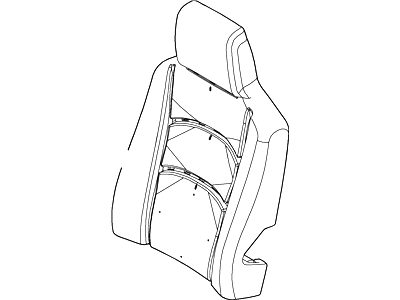 Ford 9C2Z-1564810-A Seat Back Pad