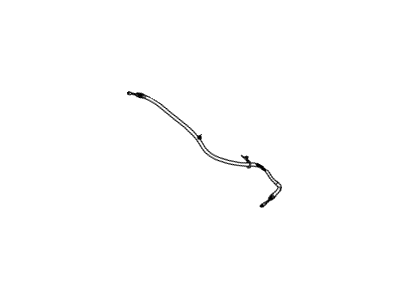 Ford GT Parking Brake Cable - 4G7Z-2A635-AA