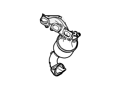 2006 Ford Fusion Catalytic Converter - 6E5Z-5G232-AB