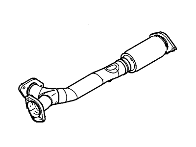 2007 Lincoln MKZ Exhaust Pipe - 6E5Z-5G274-AA