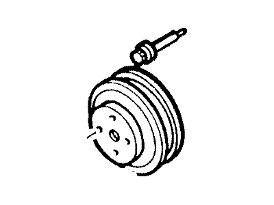 Ford F4TZ8509A Pulley Aux Drive