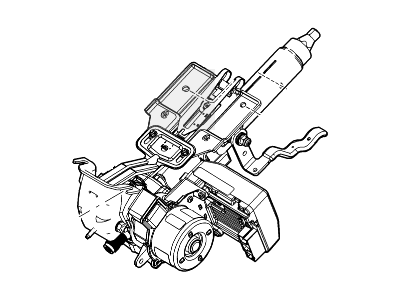 Ford BE8Z-3C529-A Column Assembly - Steering