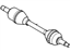 Ford 8A8Z-3B437-D Front Axle Shaft