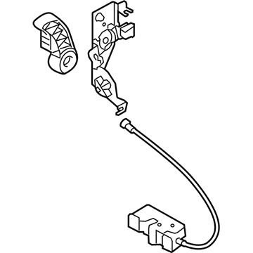 Ford 9T1Z-61431A03-D Latch