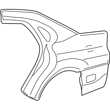 Ford YF1Z-5427841-AA Panel - Body Side - Rear