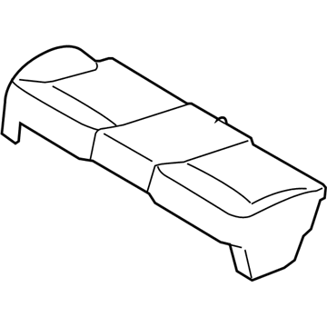 Ford 8S4Z-54600A88-A Rear Seat Cushion Pad