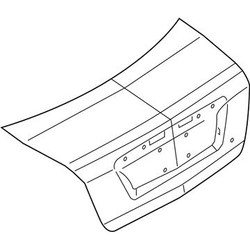Ford 7E5Z-5440110-A Door Assembly - Luggage Compartment