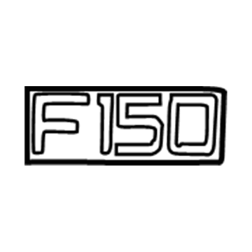 2001 Ford F-150 Emblem - XL3Z-8342528-AA