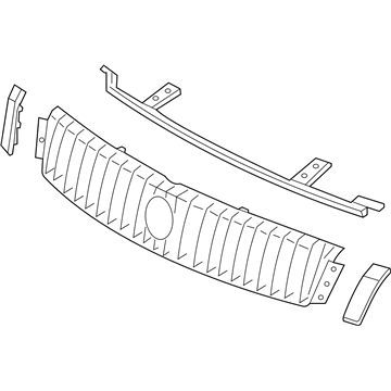 Ford 5T5Z-8200-AAA Grille Assembly - Radiator
