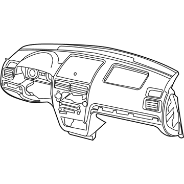 Ford 6H6Z-5404320-BA Panel - Instrument