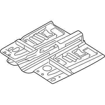 Ford AG1Z-5411135-A Pan Assembly - Floor