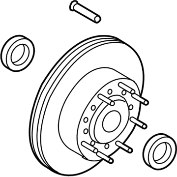 Ford G2MZ-1V102-FA Hub And Disc Assembly