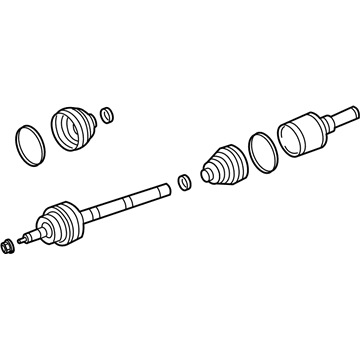 Ford GL7Z-3A427-A Front Axle Shaft