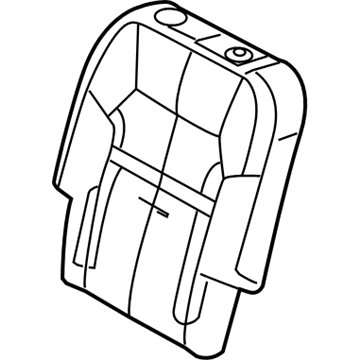 Ford 8A2Z-7866601-CA Rear Seat Back Cover Assembly