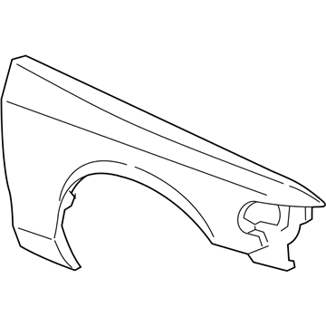 Ford F8AZ-16005-AA Fender Assembly - Front