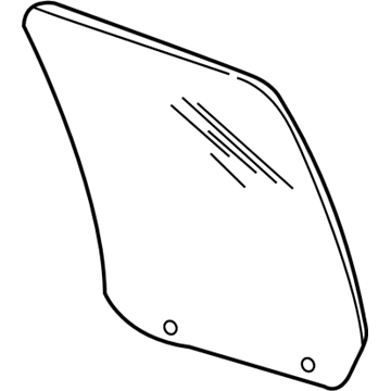 Ford F5MY-5425713-A Glass - Rear Door