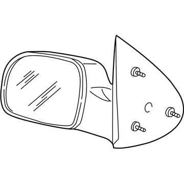 Ford 6F2Z-17682-AA Mirror Assembly - Rear View Outer