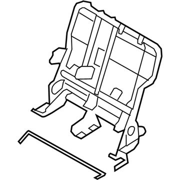 Ford 9T4Z-78613A39-CA Frame - Rear Seat Back Retaining