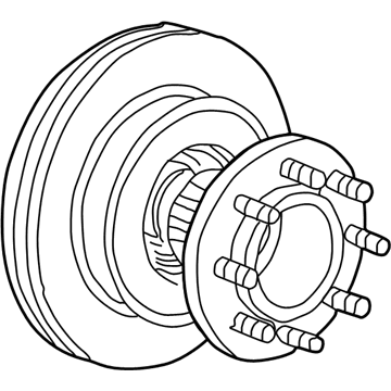 Ford 1C3Z-1V102-AA Hub And Disc Assembly