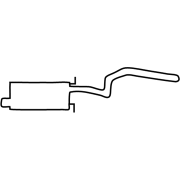 Ford 4W1Z-5230-CA Centre And Rear Muffler Assembly