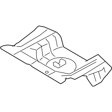 Ford 8R3Z-7611215-A Pan Assembly - Floor