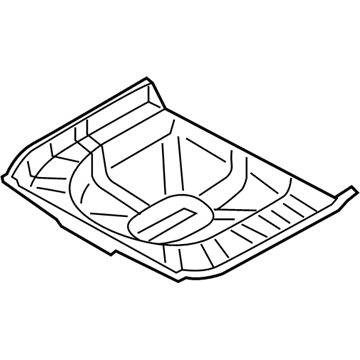 Ford 8G1Z-5411215-AA Pan Assembly - Floor - Rear