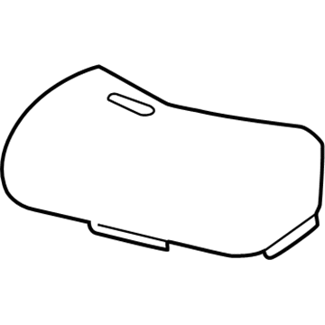 Ford 2C7Z-7863804-BAA Rear Seat Cushion Cover Assembly