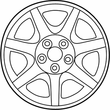 2004 Mercury Sable Spare Wheel - YF4Z-1007-BA