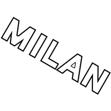2008 Mercury Milan Emblem - 6N7Z-5442528-A