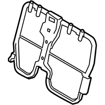 Ford 8A8Z-74613A39-B Frame - Rear Seat Back Retaining