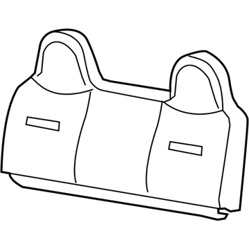 Ford 4C3Z-2564416-AAB Seat Back Cover Assembly