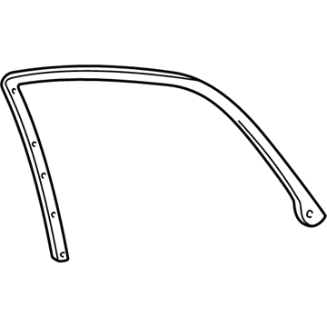 Ford 4F1Z-5425324-AA Weatherstrip - Air Chamber - Side