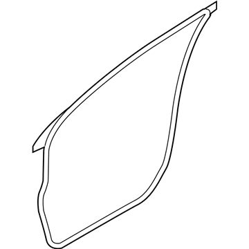 Ford 7T4Z-7820531-A Weatherstrip Assembly - Door Window