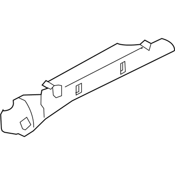 Ford 5S4Z-7446918-AAB Support - Rear Package Tray Trim