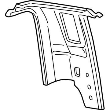 Ford F65Z1840477A Panel Back