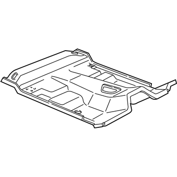 Ford 7L5Z-1311135-A Pan Assembly - Floor - Front