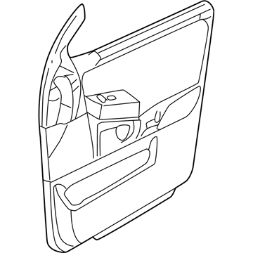 Ford 4L2Z-7823943-UAB Panel Assembly - Door Trim