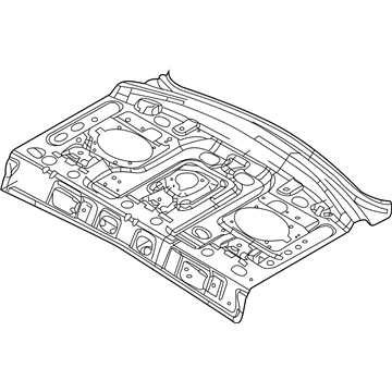 Ford DG1Z-5446506-A Panel Assembly - Package Tray