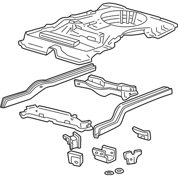 Ford 4F1Z-5411215-AA Pan Assembly - Floor