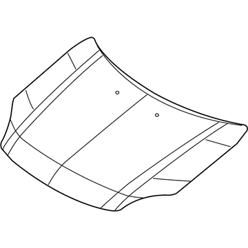 Ford 6H6Z-16612-AA Hood Assembly