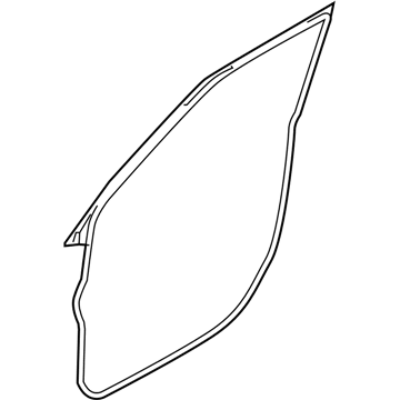 Ford 8A8Z-7420531-A Weatherstrip Assembly - Door Window
