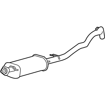 Ford 7L7Z-5230-AE Front Muffler Assembly