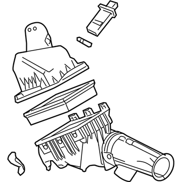 Ford 7E5Z-9600-A Cleaner Assembly - Air